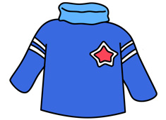 男孩子衣服簡筆畫圖片