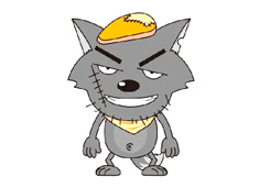 《喜羊羊與灰太狼》中灰太狼簡筆畫圖片