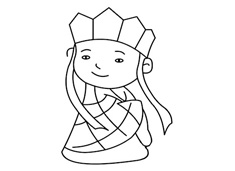 兒童版唐僧簡筆畫圖片