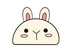 1個半圓就能畫出可愛的簡筆畫 -- 小兔子