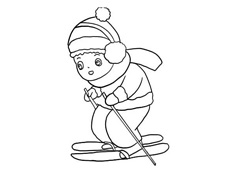 一個小男孩在小男孩的簡筆畫圖片