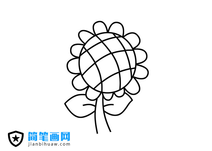 向日葵簡筆畫步驟畫法