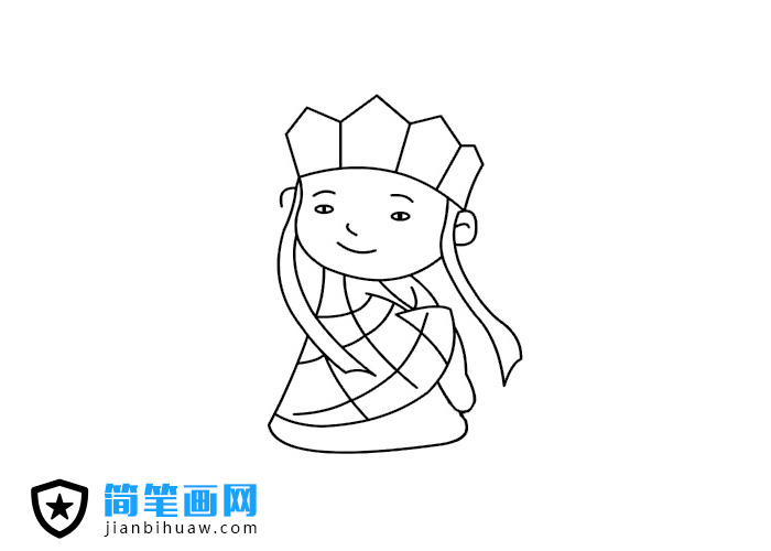 兒童版唐僧簡筆畫圖片