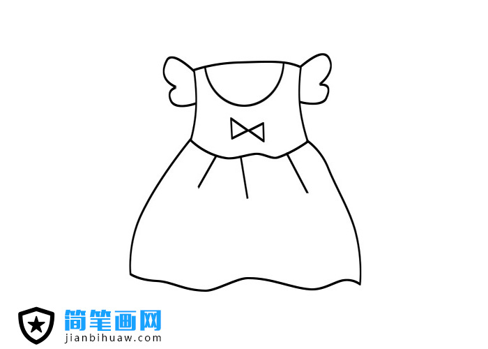 簡單幾步出畫出可愛的小裙子簡筆畫