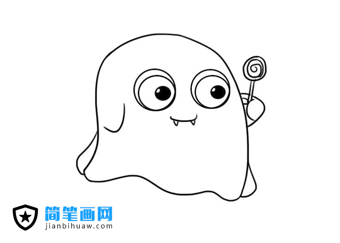 簡單好畫的小鬼簡筆畫圖片
