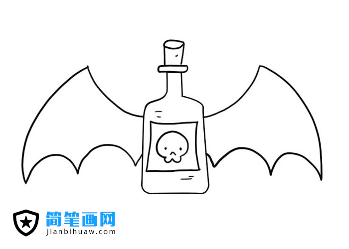 女巫藥水簡筆畫圖片