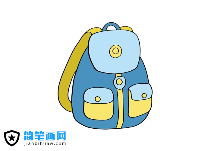 背包簡筆畫圖片